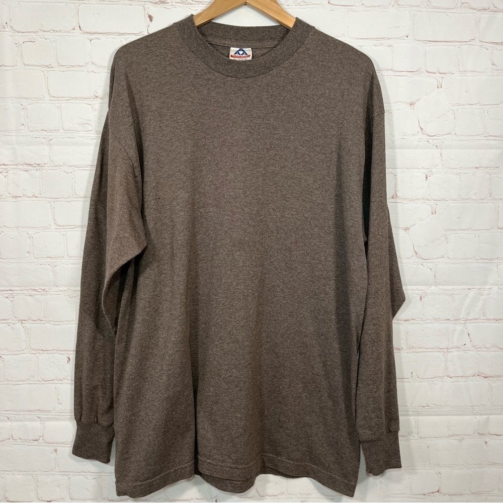 Vintage Alstyle Apparel Shirt Mens XL Brown Made in USA